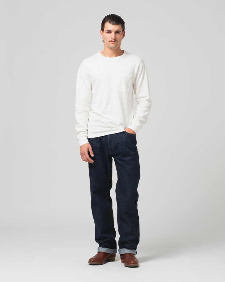 L/S Pocket T Military Jersey Natural