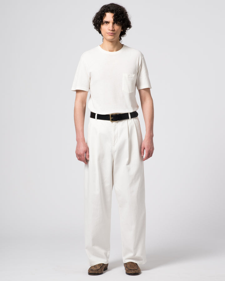 ベーシック ポケットT コットンヘンプ ホワイト