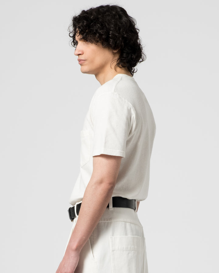 ベーシック ポケットT コットンヘンプ ホワイト