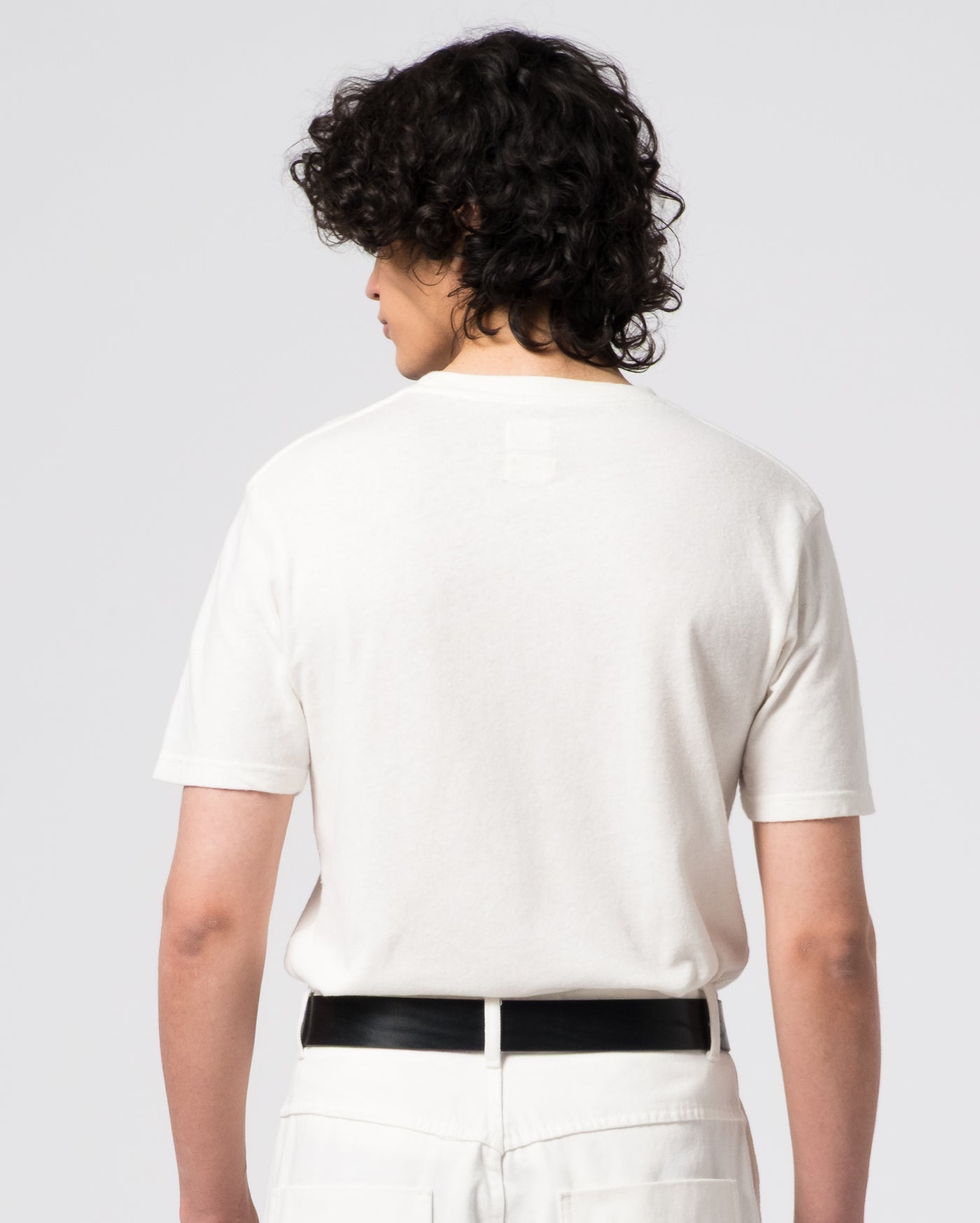Basic Pocket T Cotton Hemp White