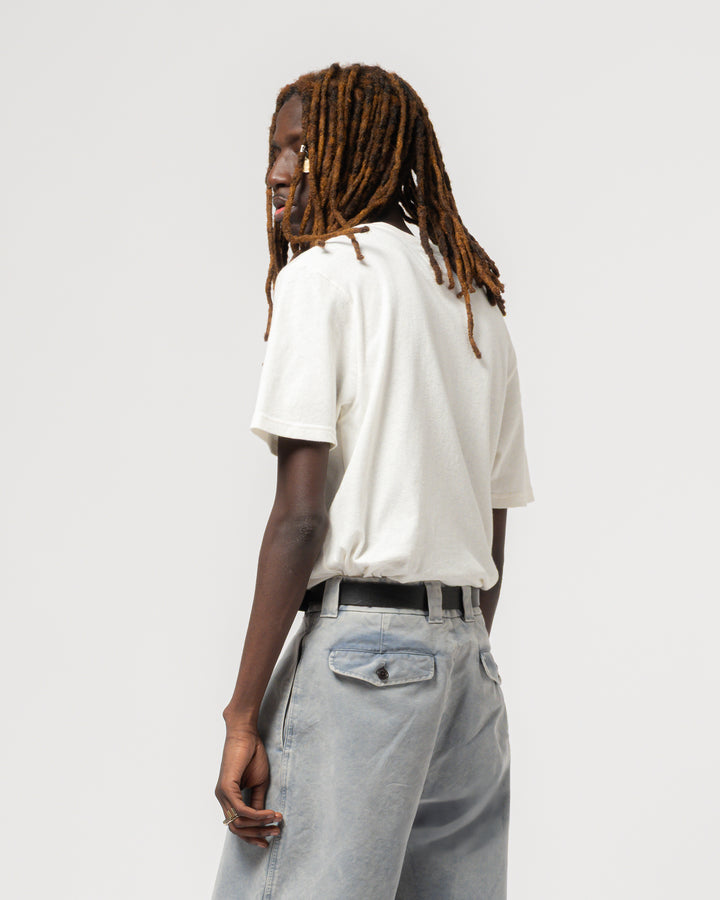 Pocket T Cotton Hemp White