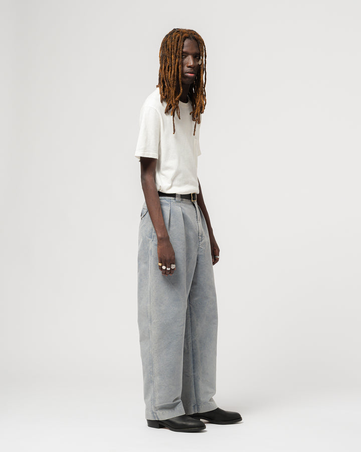 Pocket T Cotton Hemp White