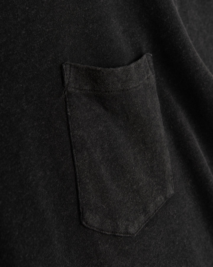 Basic Pocket T Cotton Hemp Vintage Black