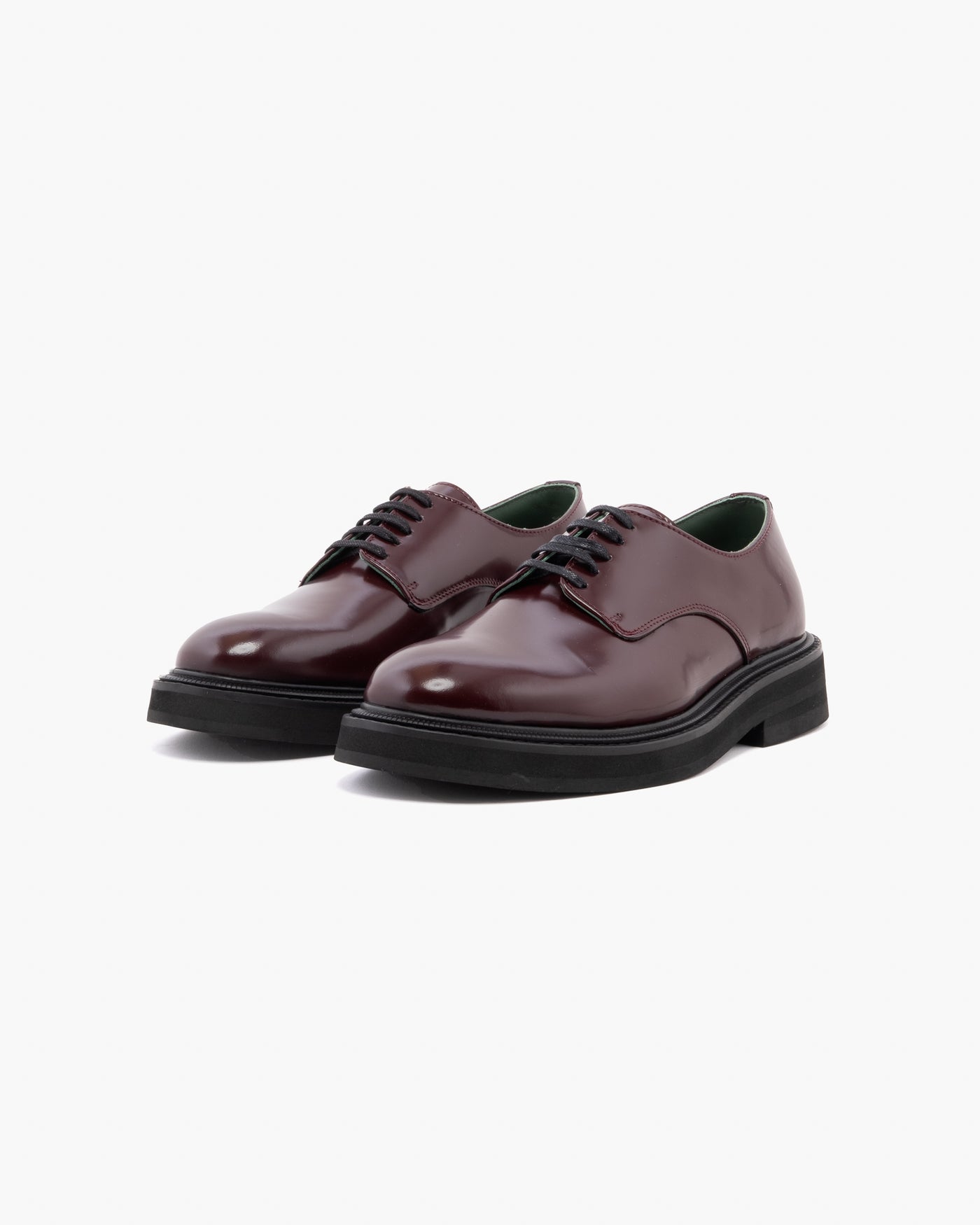 Vinny's Officer Derbee Polido Leather Burgundy