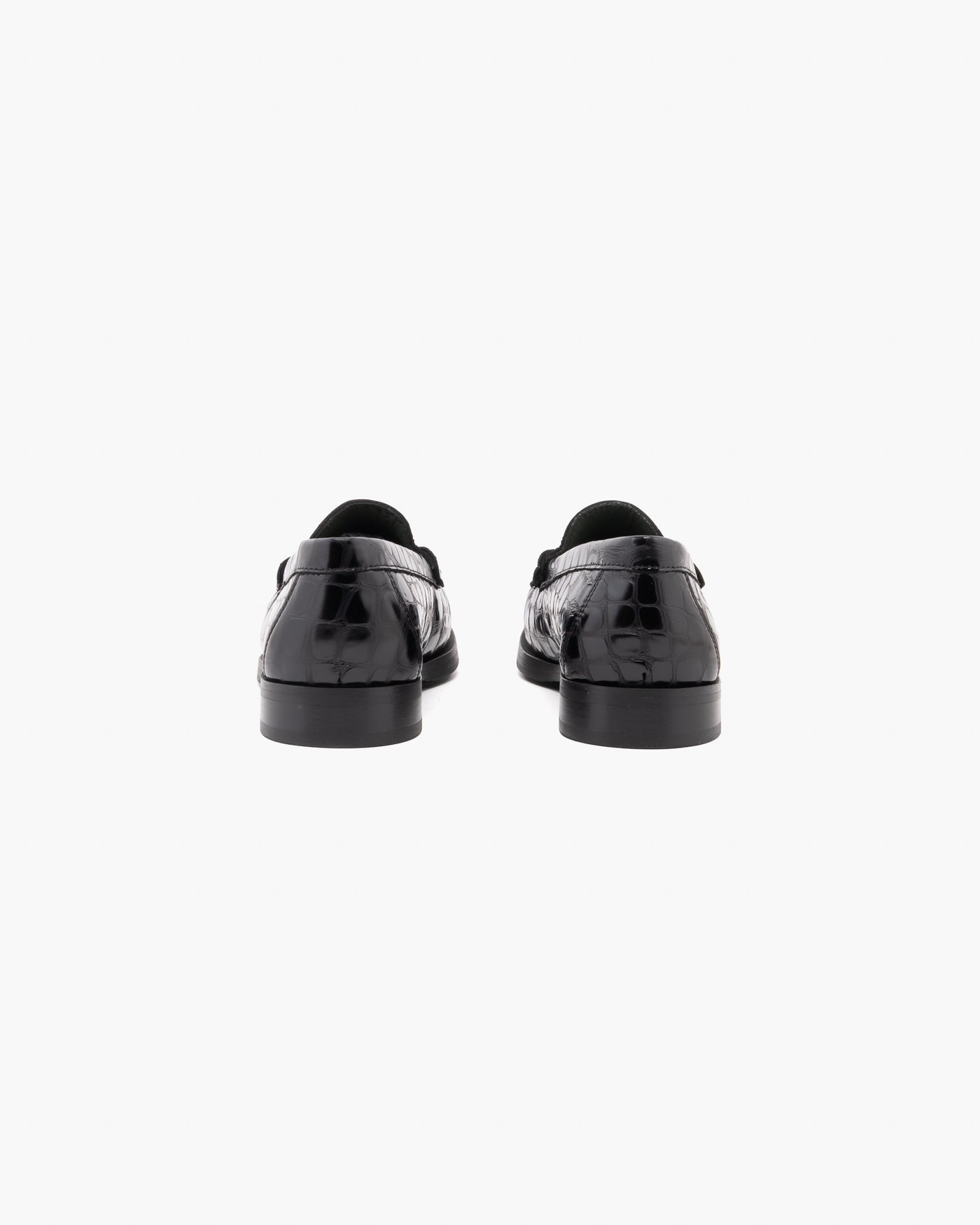 Vinny's Ogee Glossy Croco Black