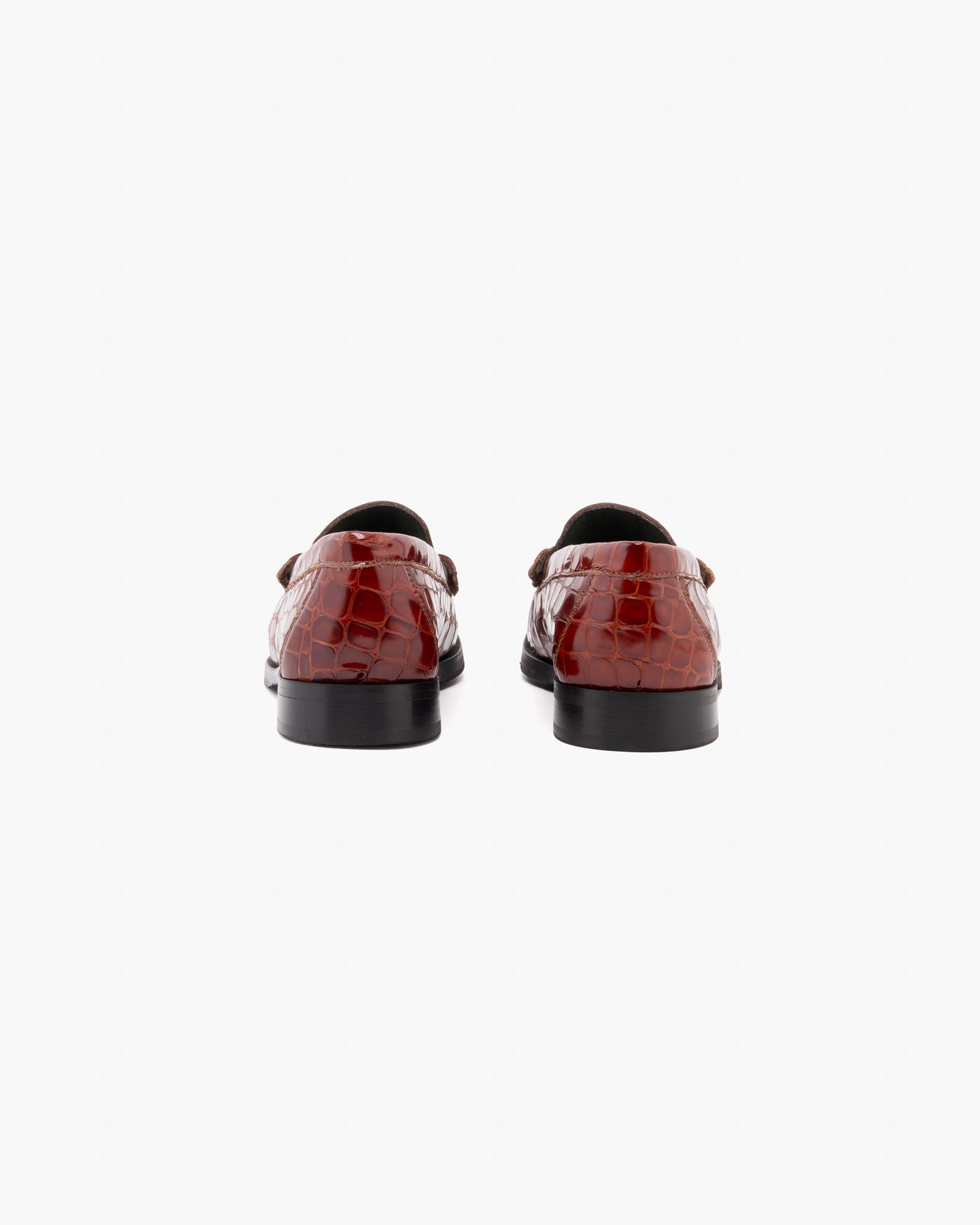 Vinny's Ogee Glossy Croco Brown