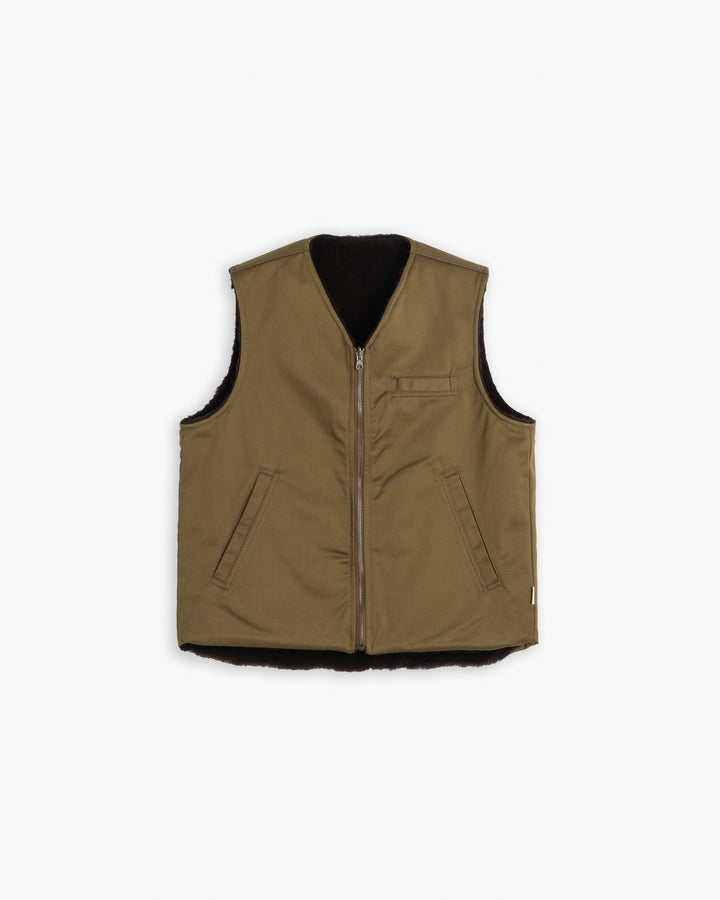 Deck Vest Bedford Cords Drap