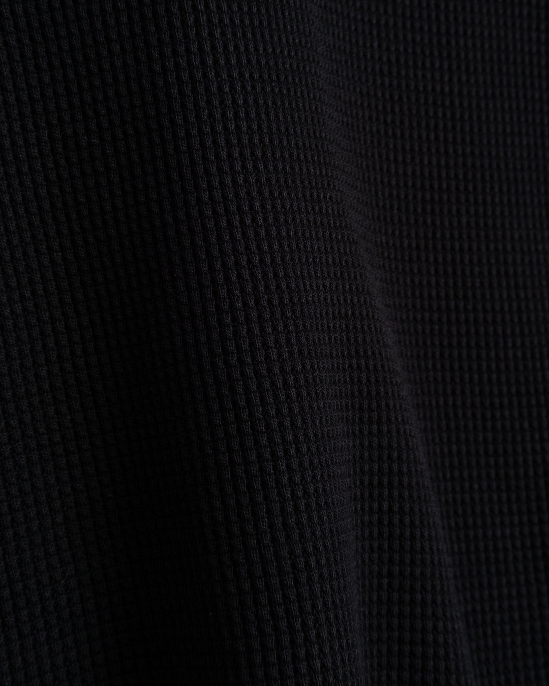 L/S Thermo Waffle T Jersey Black