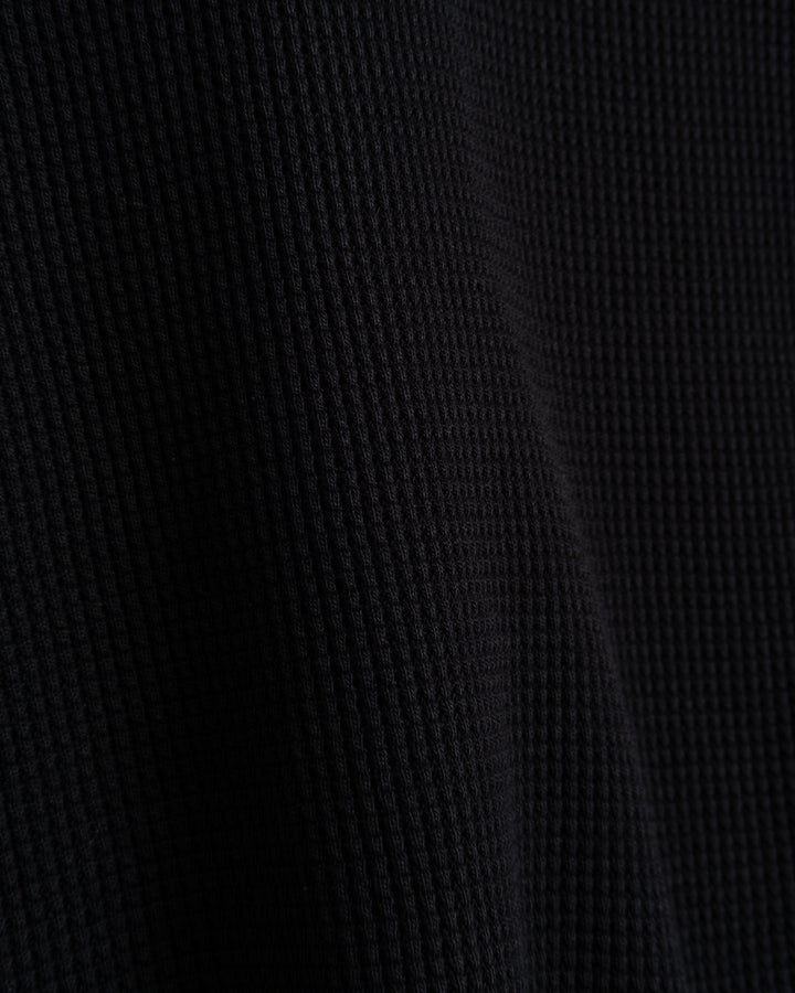 L/S Thermo Waffle T Jersey Black