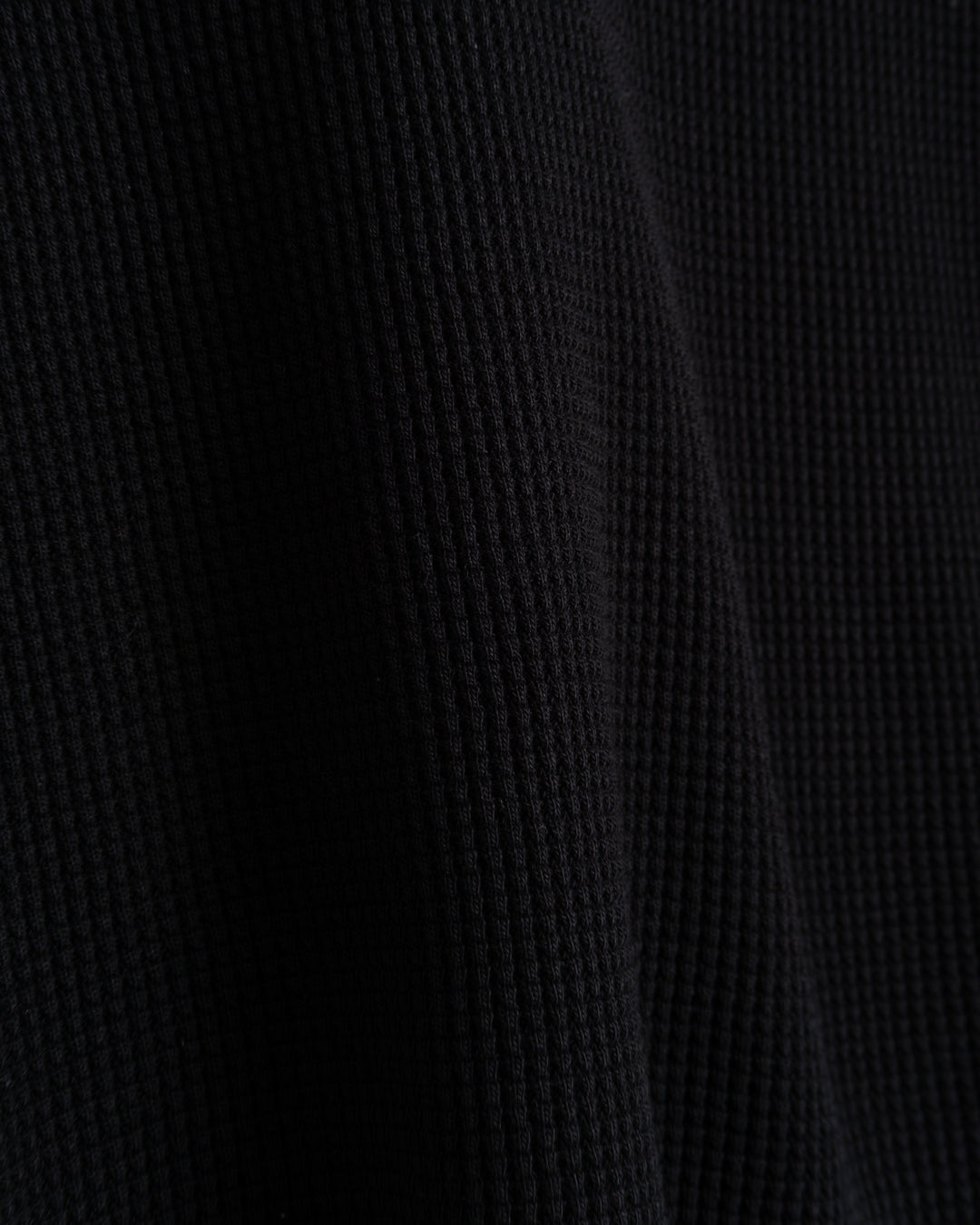 L/S Thermo Waffle T Jersey Black