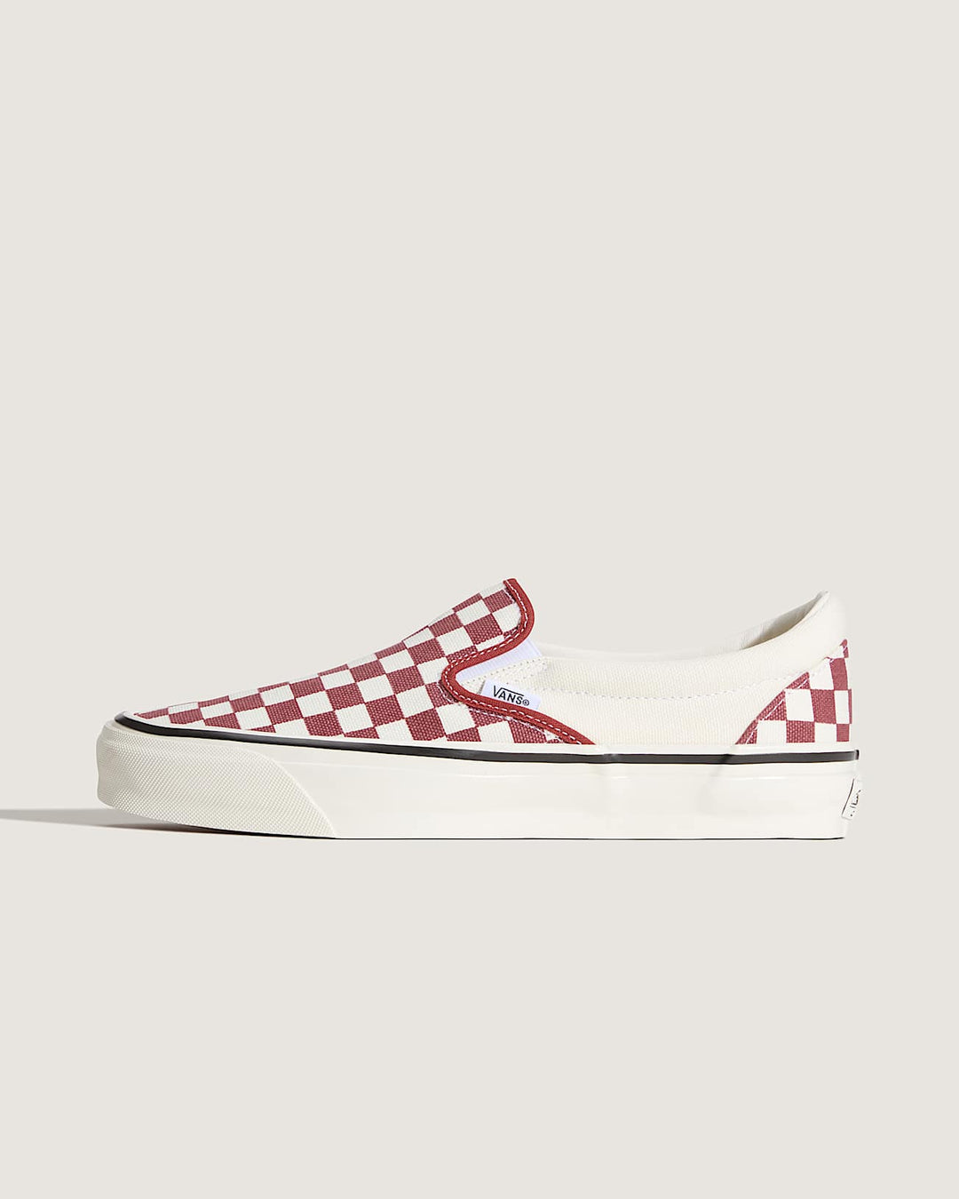 Vans LX Classic Slip-on 98 Checkerboard Poppy Ember Red
