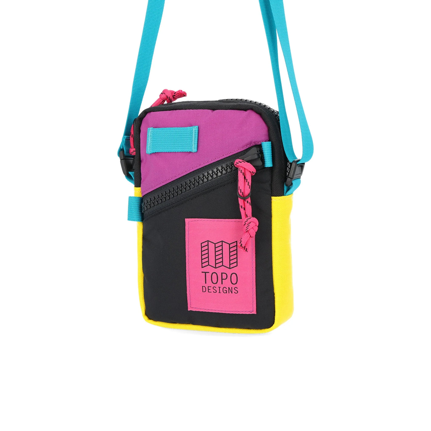 Topo Designs Mini Shoulder Bag Black/Grape
