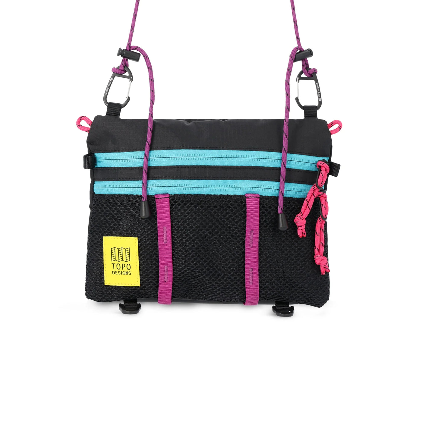 Topo Designs Mountain Accessory Shoulder Bag Black/Grape