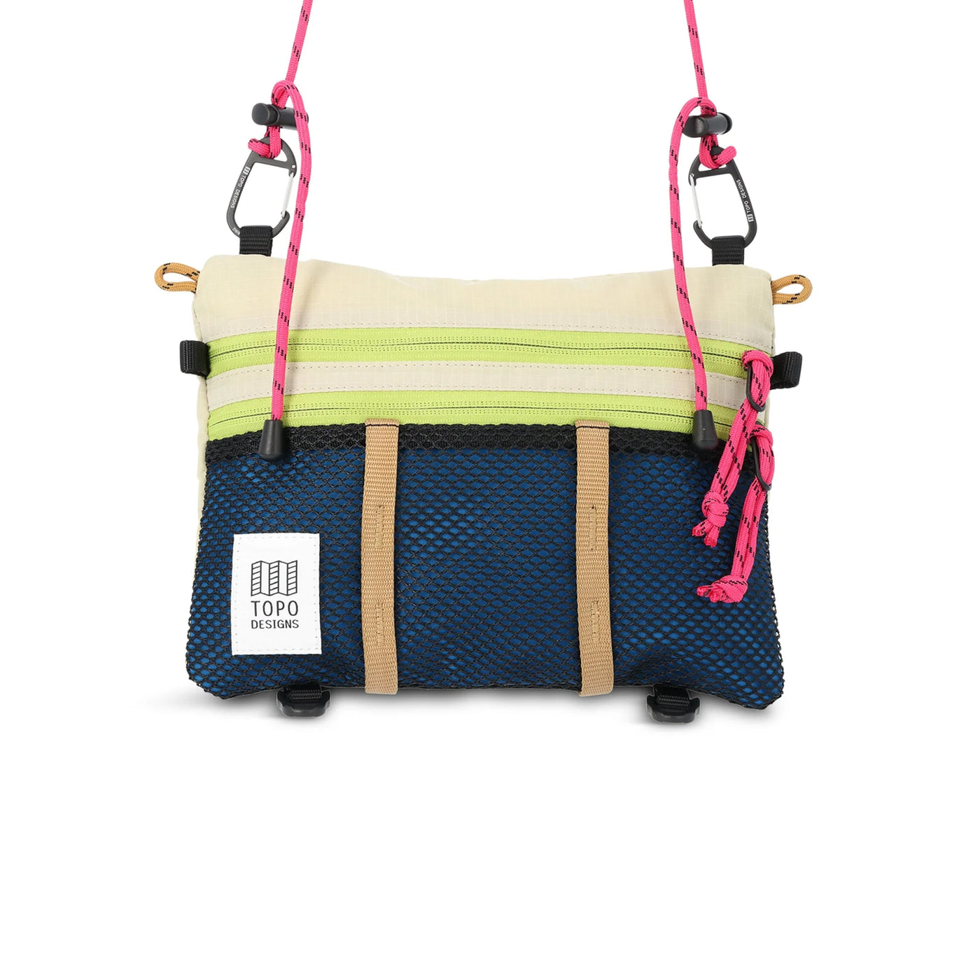 Topo Designs Mountain Accessory Shoulder Bag Bone White/Blue