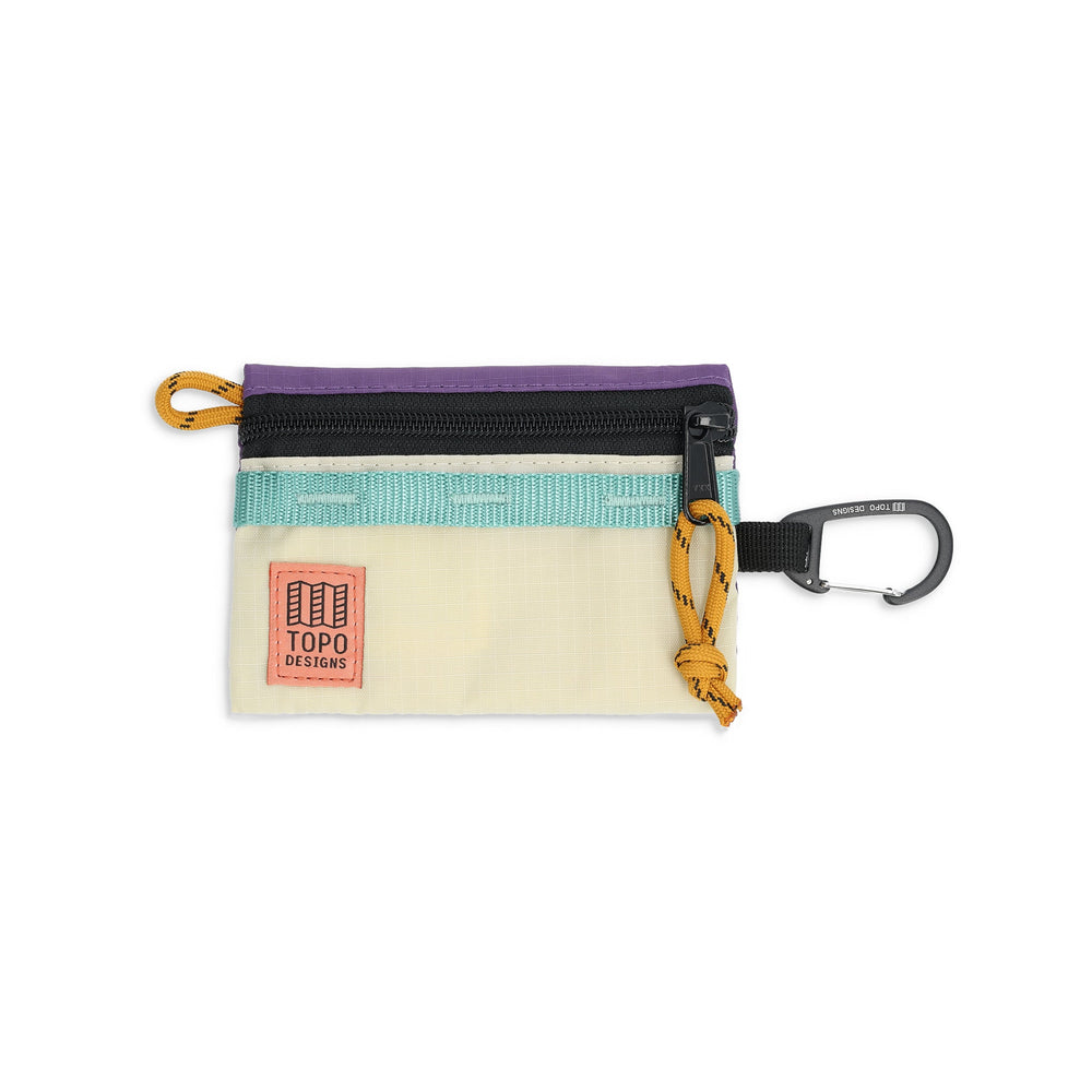 Topo Designs Mountain Accessory Bag Micro Loganberry/Bone White