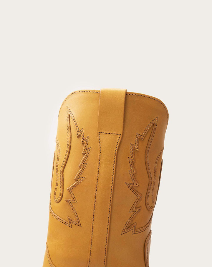 LBG Santiago Boot Naturel with Inlay