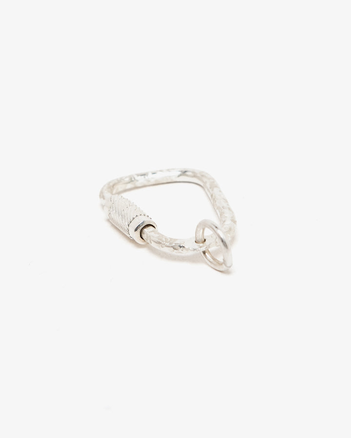 Sara Roegiers Textured Key Ring 925 Silver