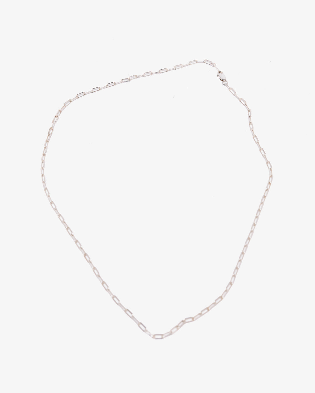 Sara Roegiers Silver Paperclip Chain 45cm