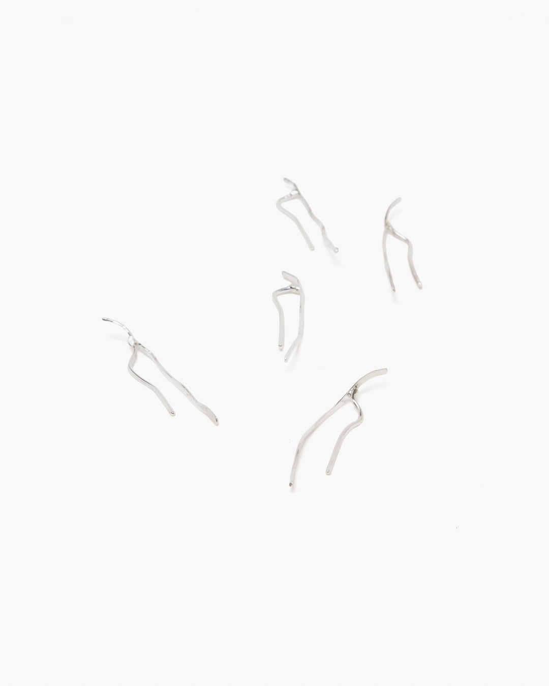 Sara Roegiers Silver Ear Climbers