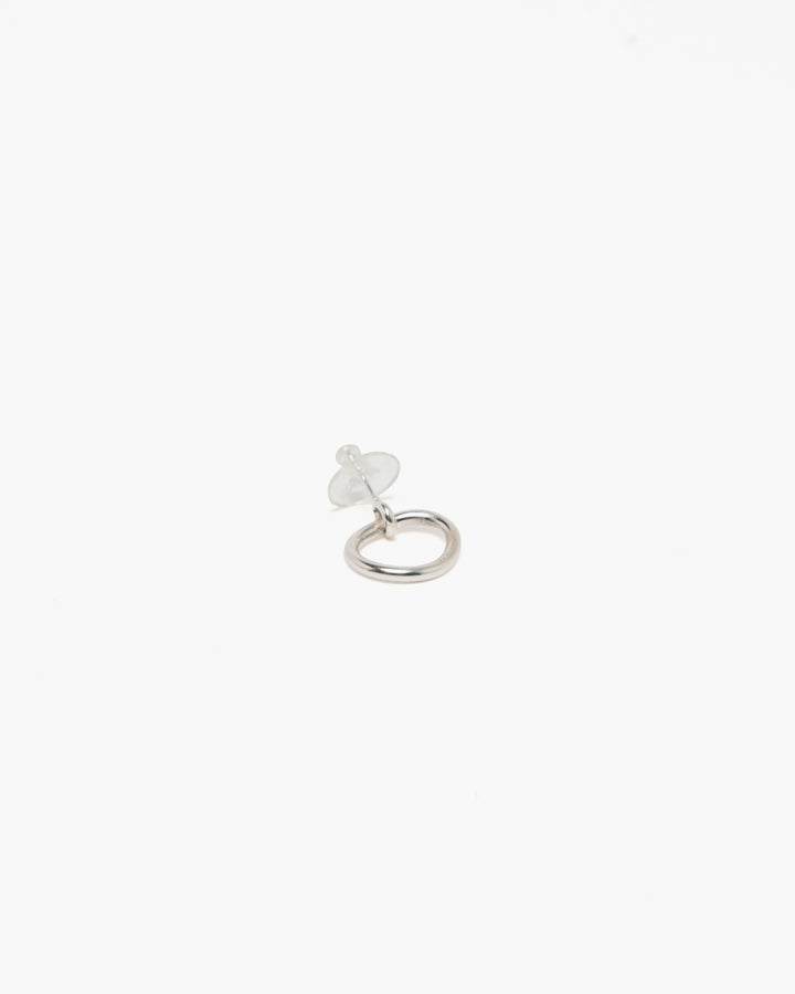 Sara Roegiers Silver Loop Ear Studs