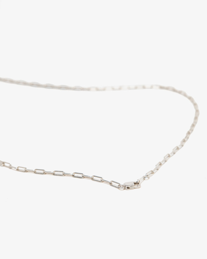 Sara Roegiers Silver Paperclip Chain 45cm