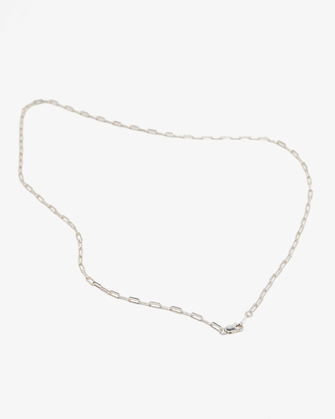 Sara Roegiers Silver Paperclip Chain 45cm