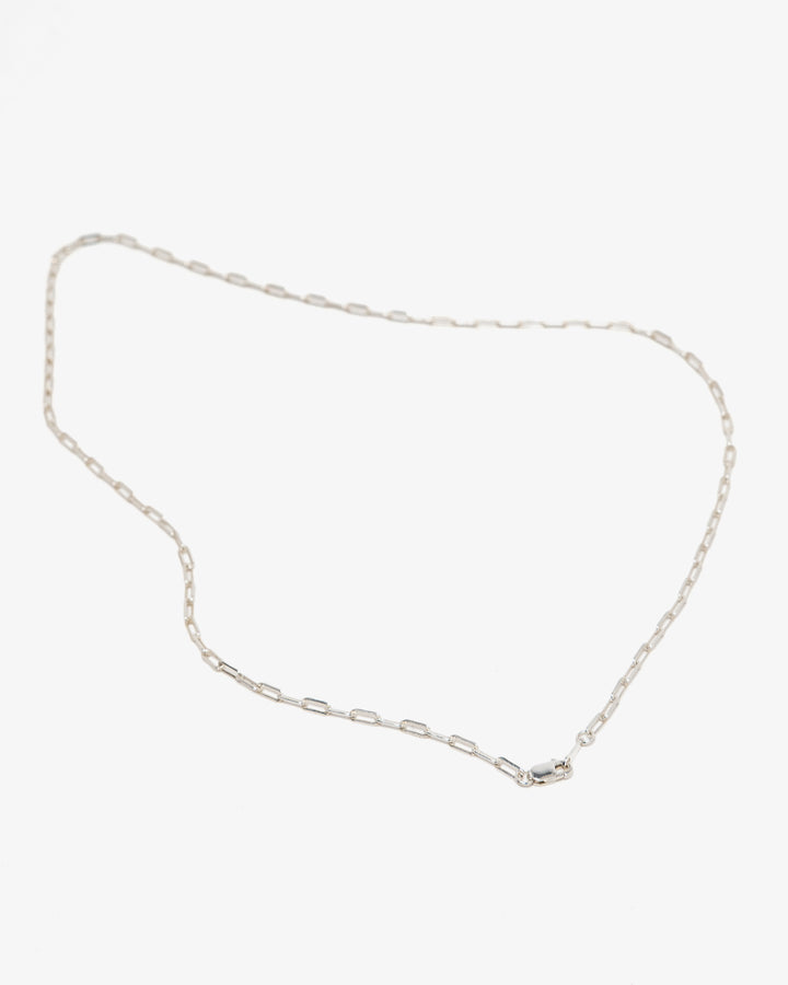Sara Roegiers Silver Paperclip Chain 45cm