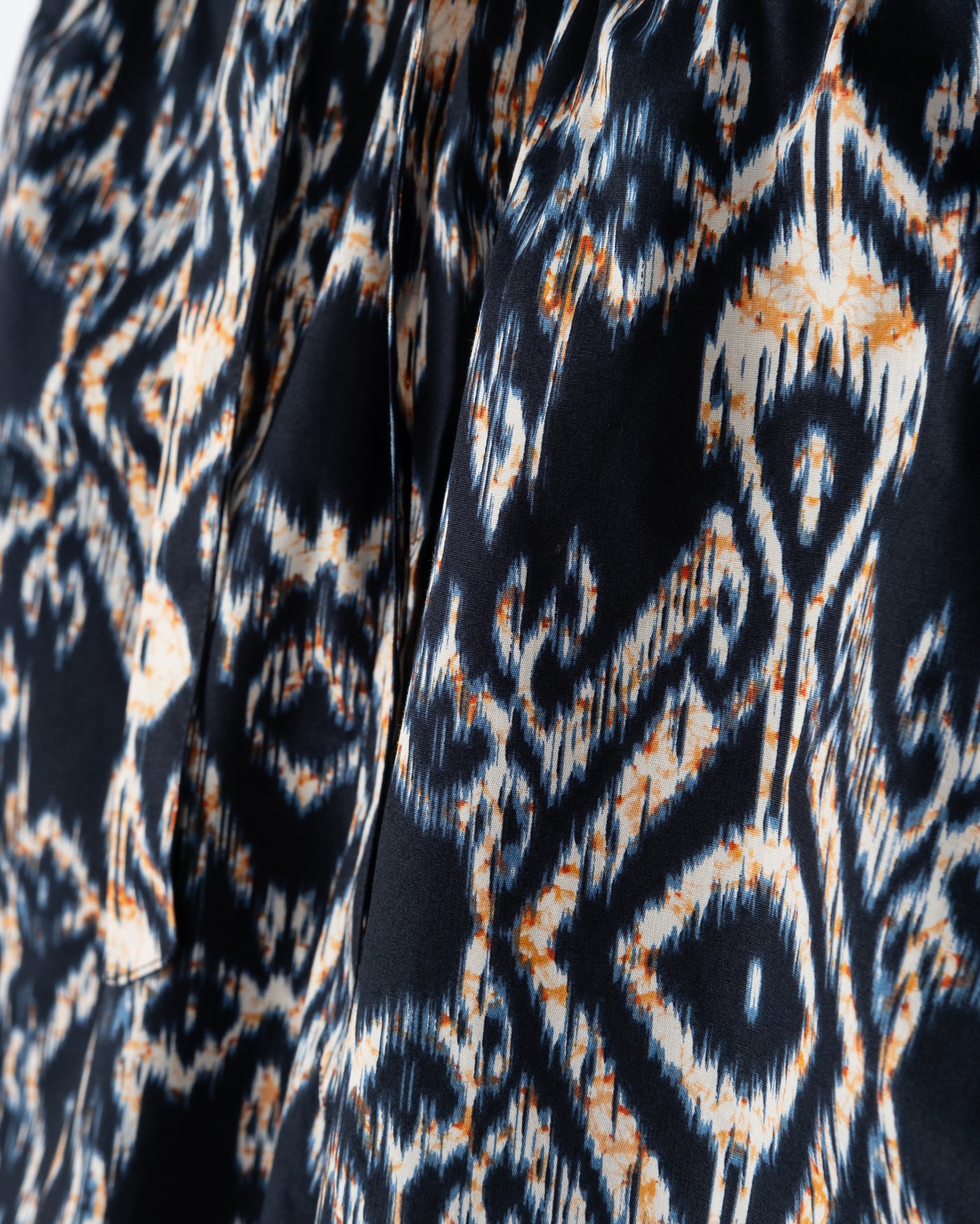 Summer Pyjama Ikat Cotton Indigo