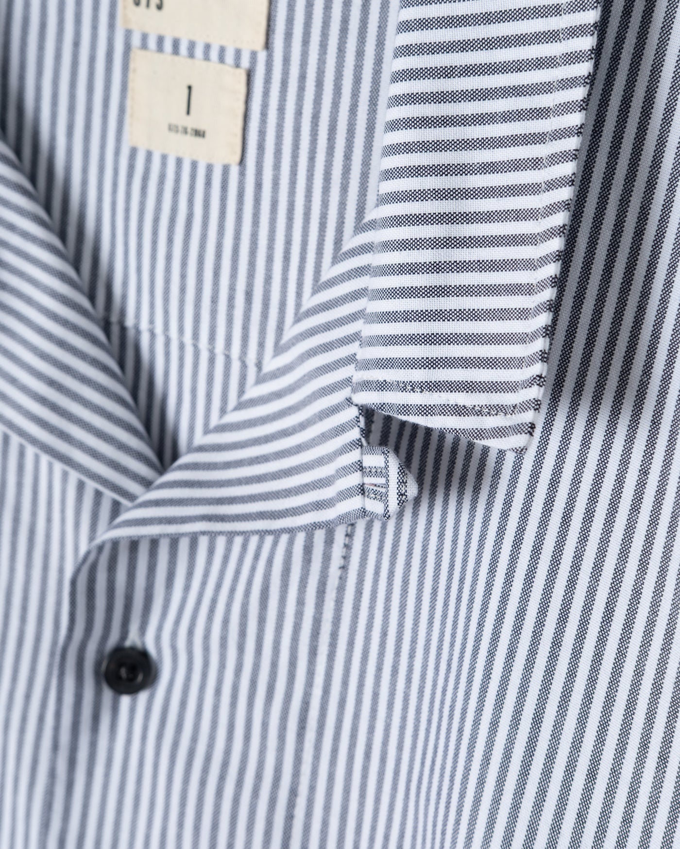 Summer Pyjama Oxford Stripe White Blue