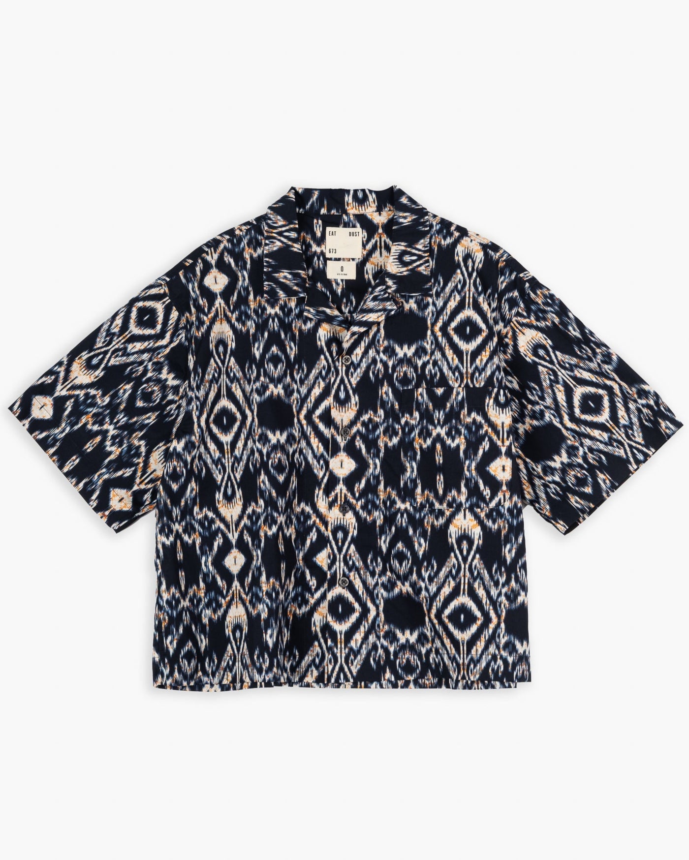 Summer Pyjama Ikat Cotton Indigo