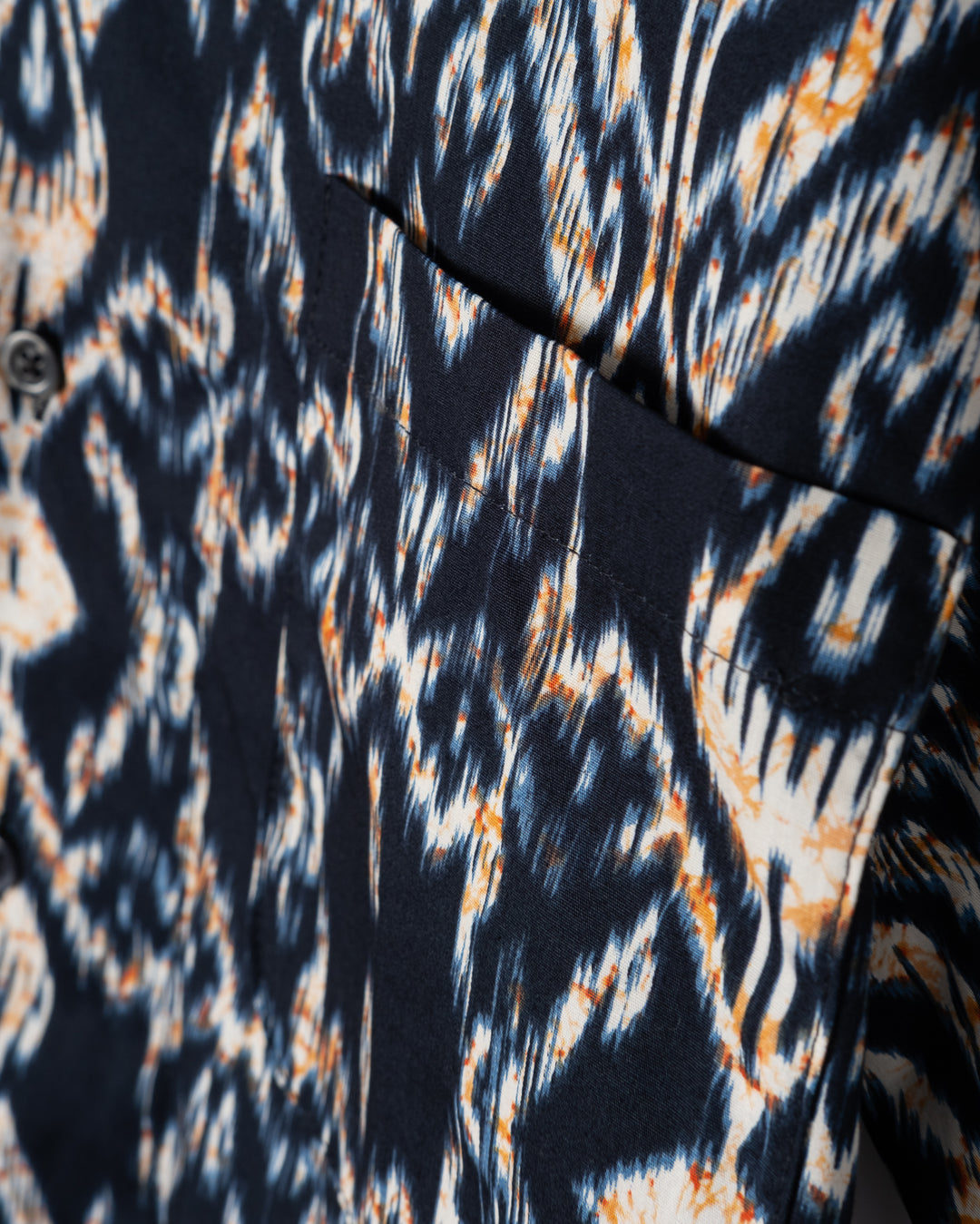 Summer Pyjama Ikat Cotton Indigo