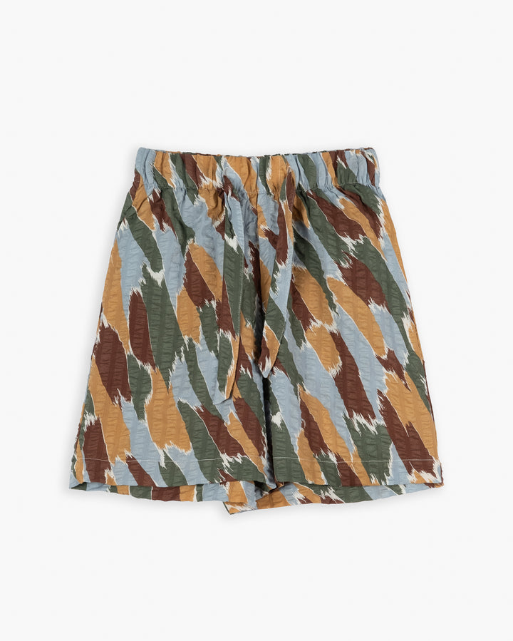 Summer Pyjama Brush Print Multicolor