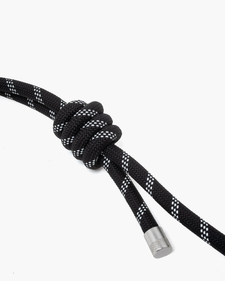 Topologie Wares ボトルサコッシュ モスグリーン + 8mm編み込みO型ロープ ミッドナイトブルー