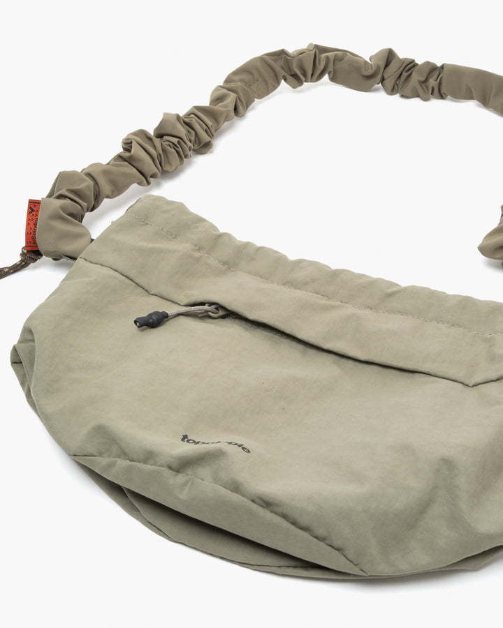 Topologie Wares リバーシブル バケットバッグ モスグリーン + バンジー ストラップ モスグリーン