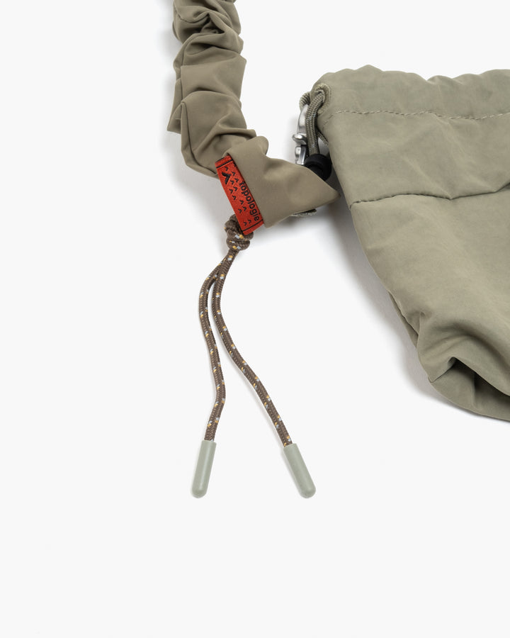 Topologie Wares リバーシブル バケットバッグ モスグリーン + バンジー ストラップ モスグリーン