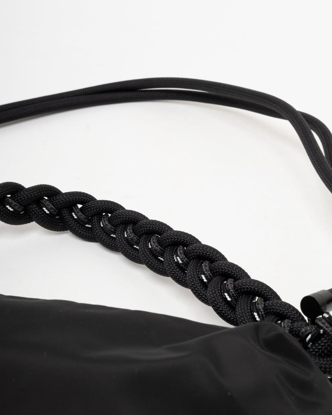 Topologie Bottle Sacoche Large Black Tech Sateen +  8.0mm Braided O-Rope Midnight