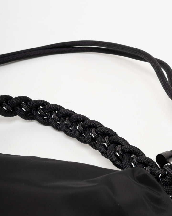 Topologie Bottle Sacoche Large Black Tech Sateen +  8.0mm Braided O-Rope Midnight