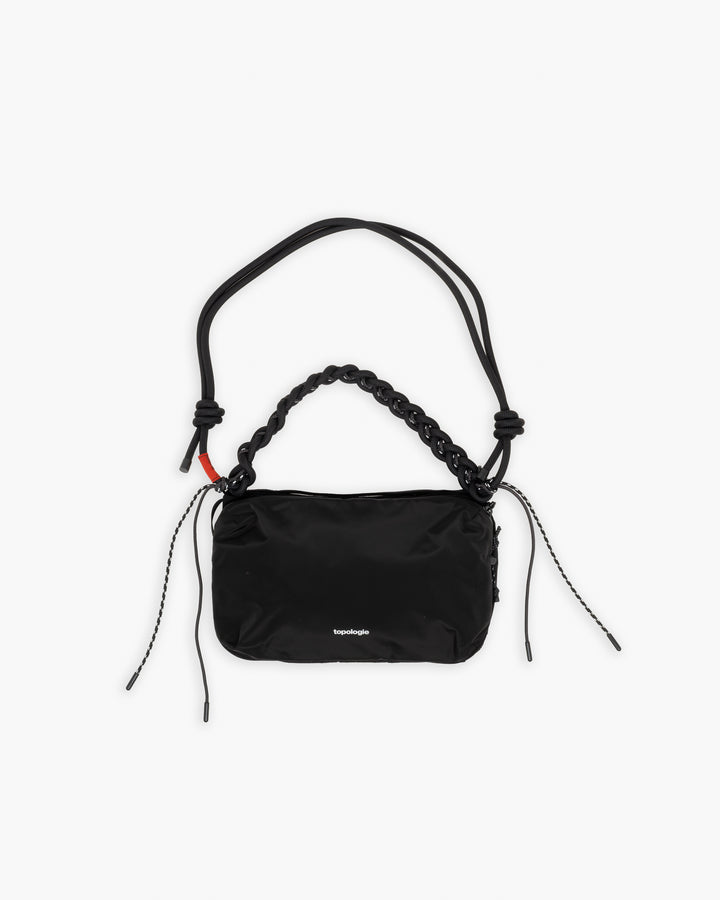 Topologie Bottle Sacoche Large Black Tech Sateen +  8.0mm Braided O-Rope Midnight