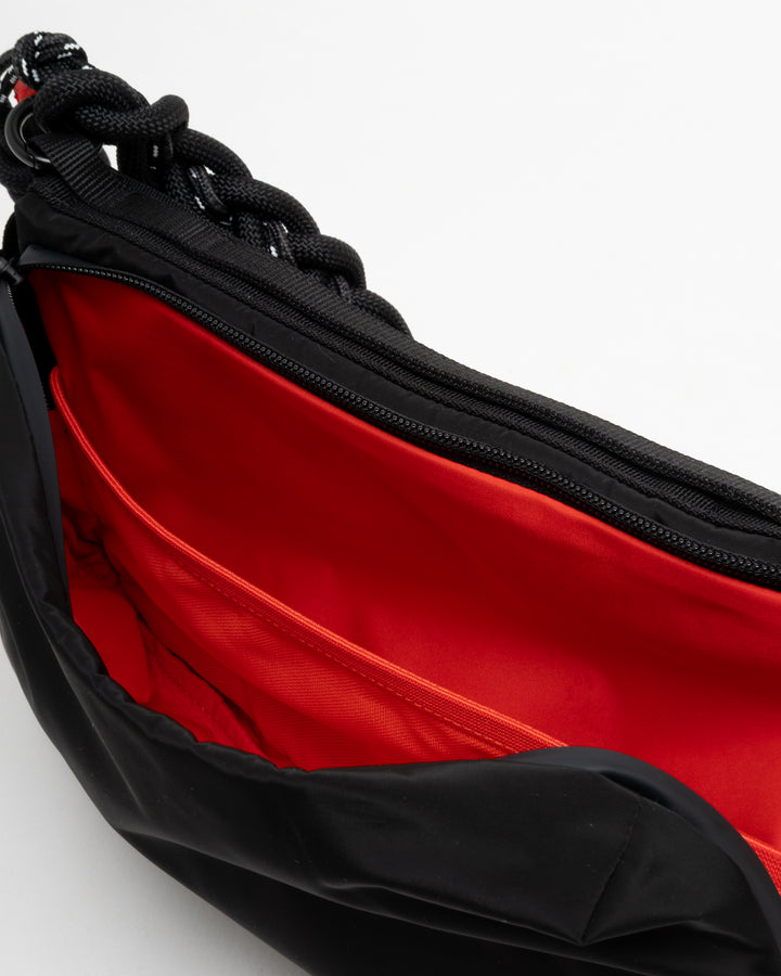 Topologie Bottle Sacoche Large Black Tech Sateen +  8.0mm Braided O-Rope Midnight