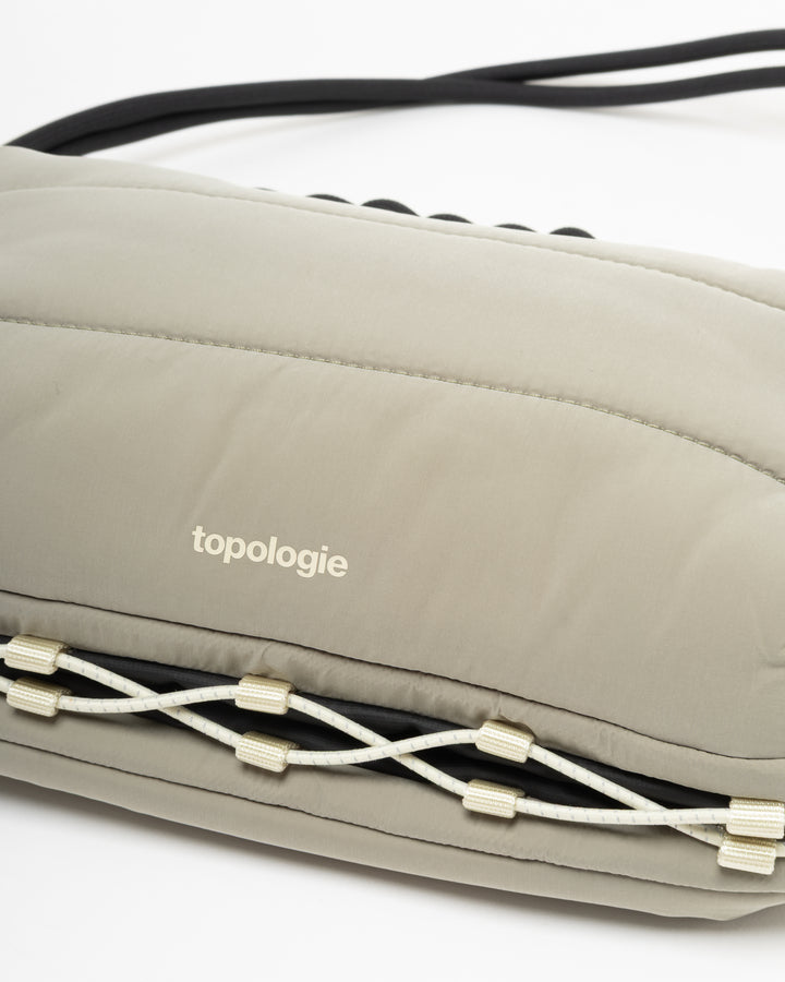 Topologie Bottle Sacoche Large Moss Putty Silky Peach + 8.0mm Braided O-Rope Midnight