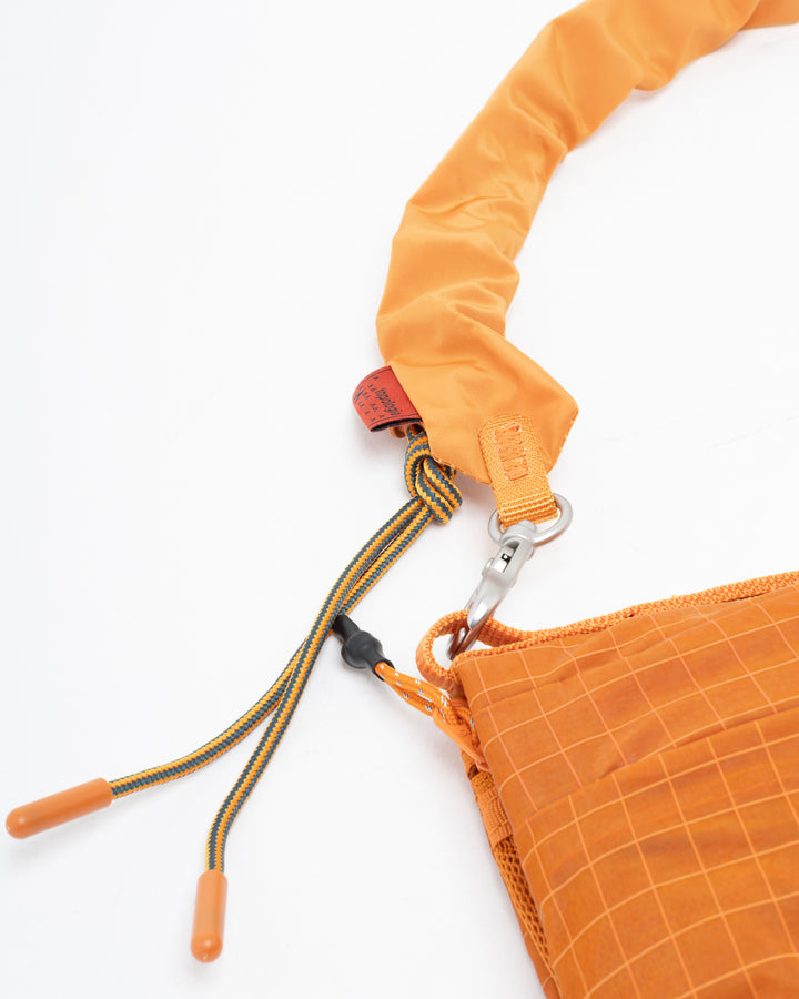 Topologie Phone Sacoche 90 Burn Orange Glazed Ripstop + Bungee Strap Orange Tech Sateen