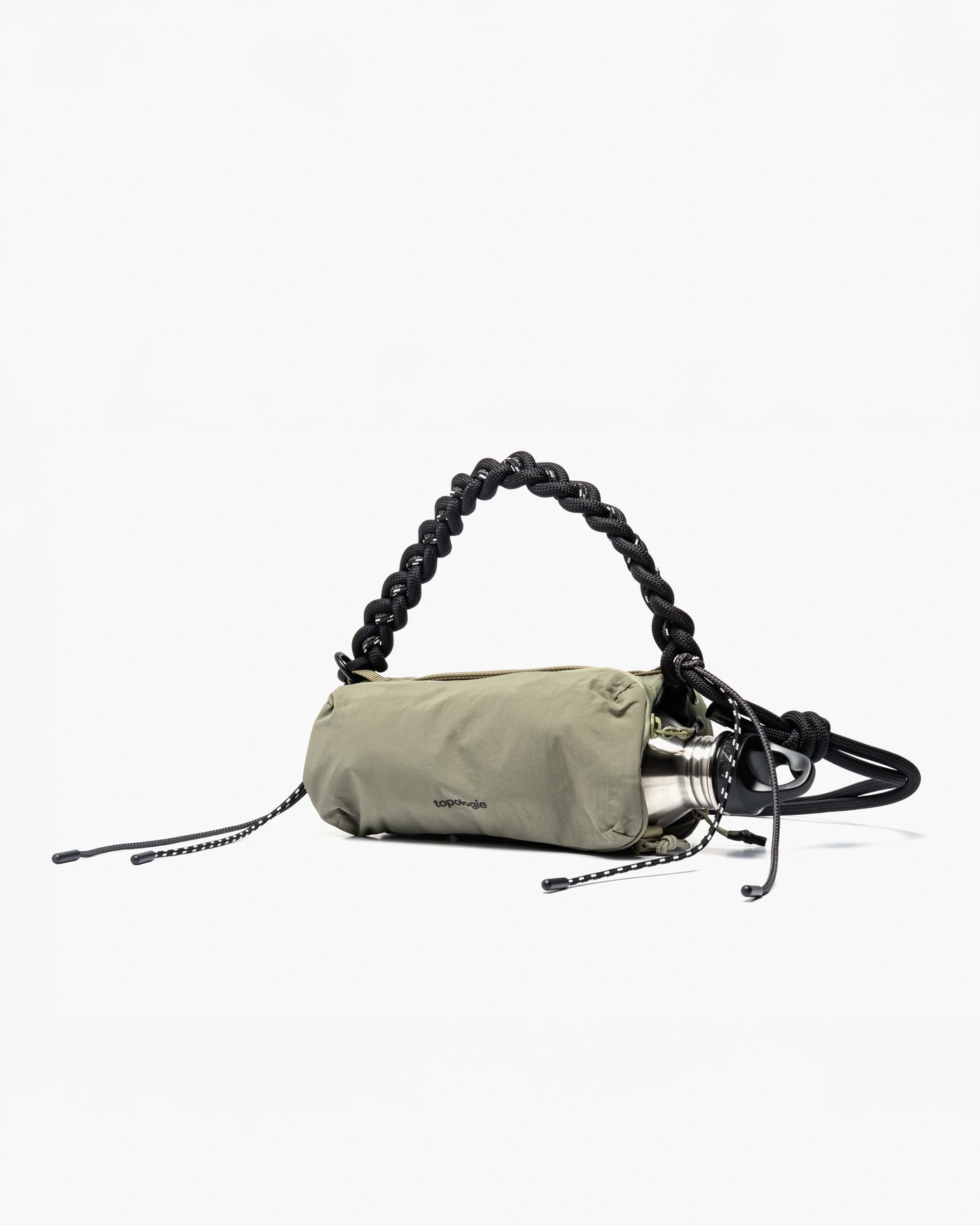Topologie Wares Bottle Sacoche Moss + 8mm Braided O-Rope Midnight
