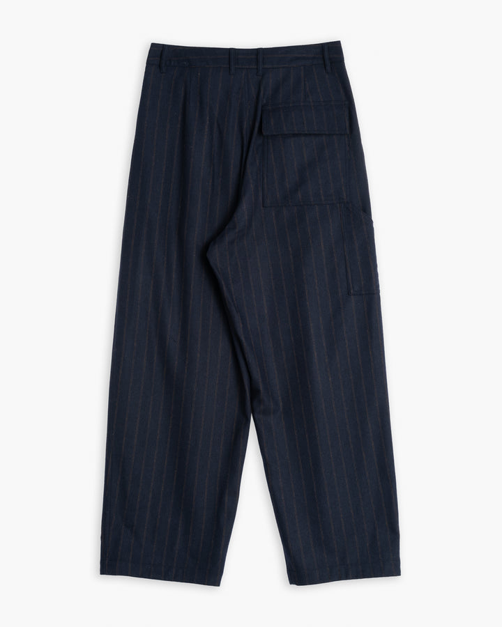Ambassador Pants Business Stripes Inkt/Brown