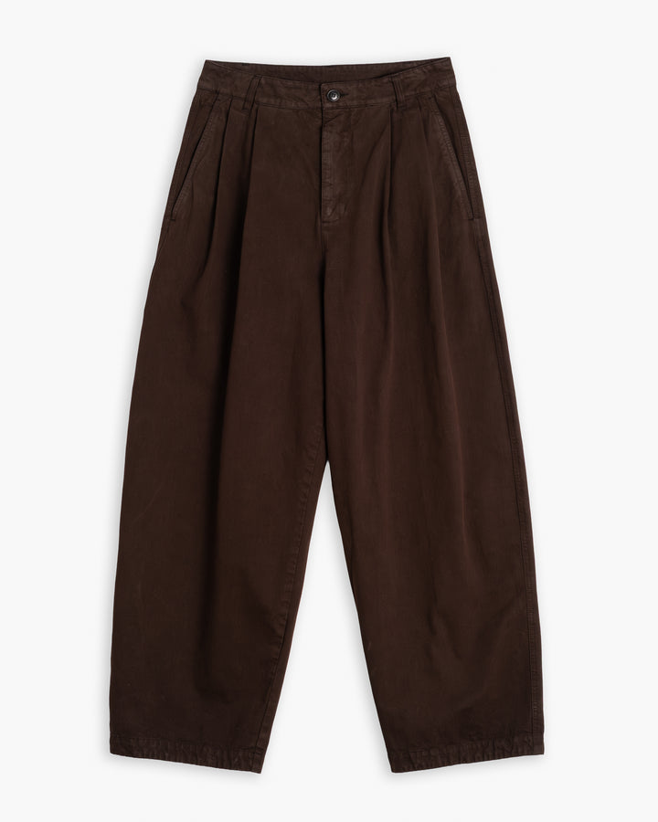 Ambassador Pants Gabardine Satin Ebony