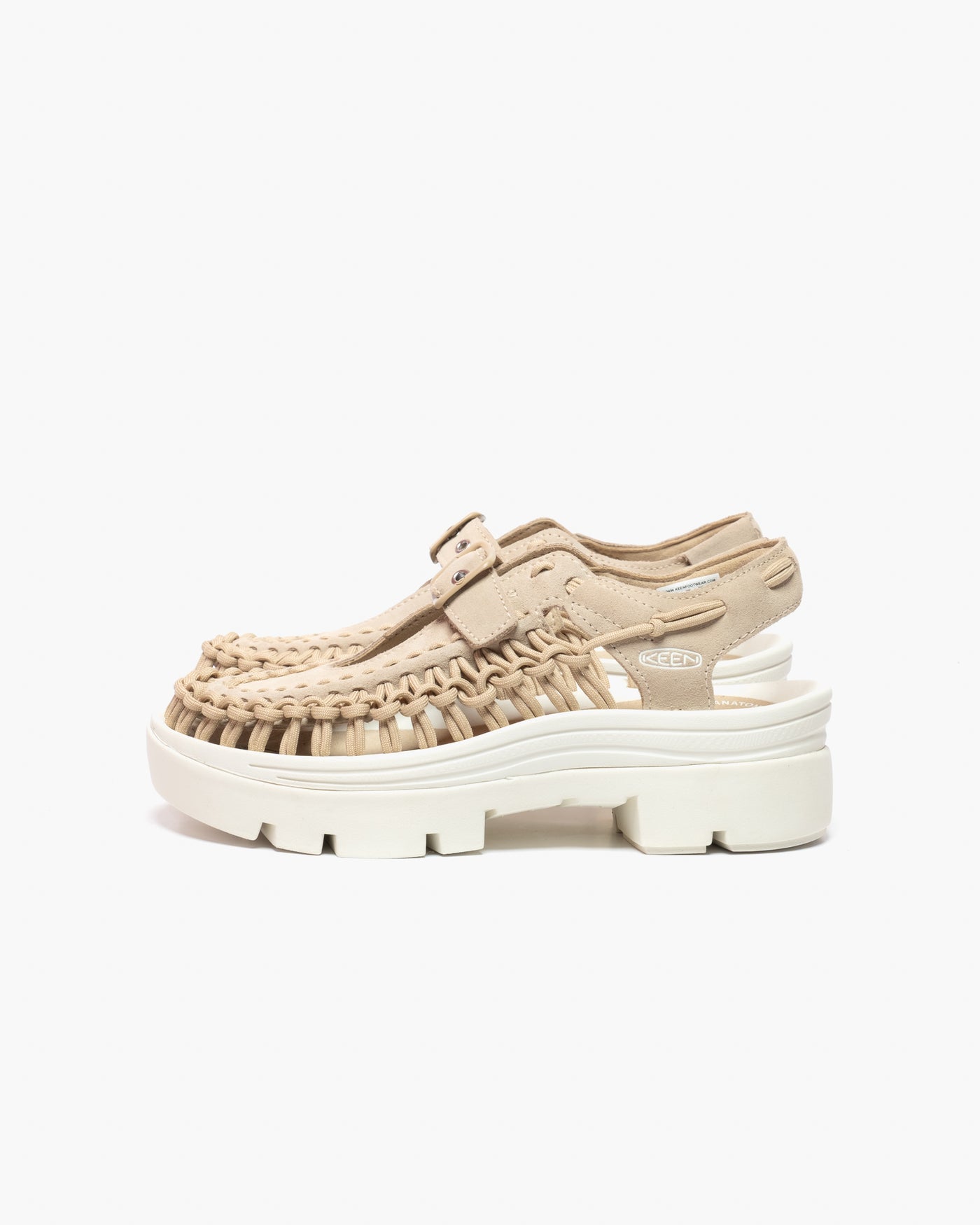 KEEN Uneek Platform Mary Jane : Safari/Star White