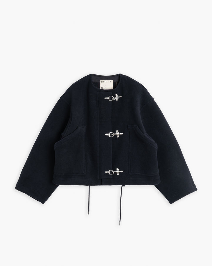 G.o.D Fireman Jacket Golf Wool Navy