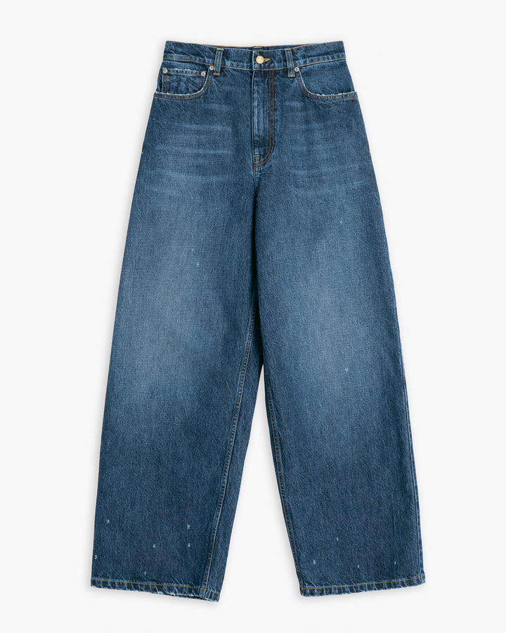 G.o.D Janet Denim Denim Erosion Blue