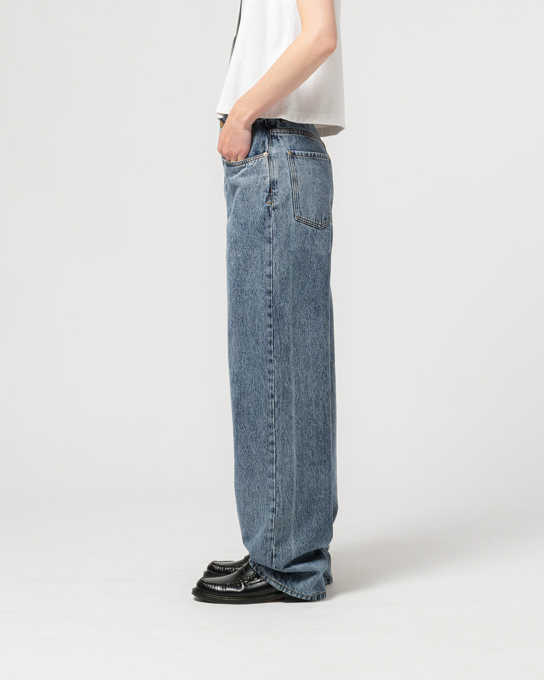 GoD Zoe デニム Evo デニム ブルー アシッドウォッシュ