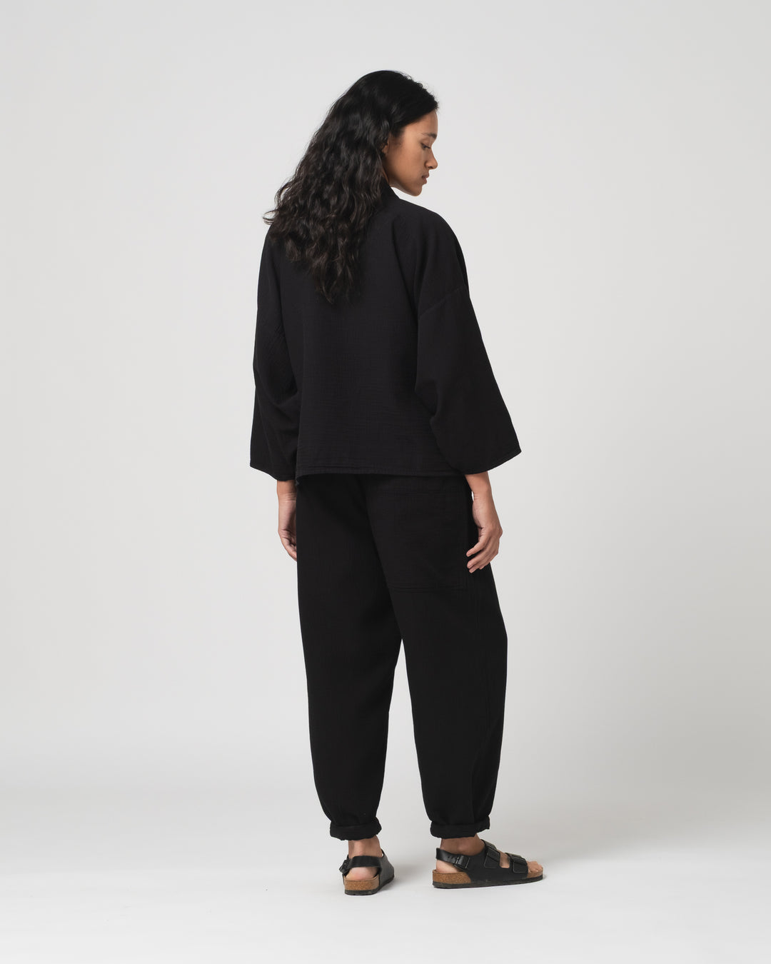 G.o.D Pasha Pants Double Cotton Black