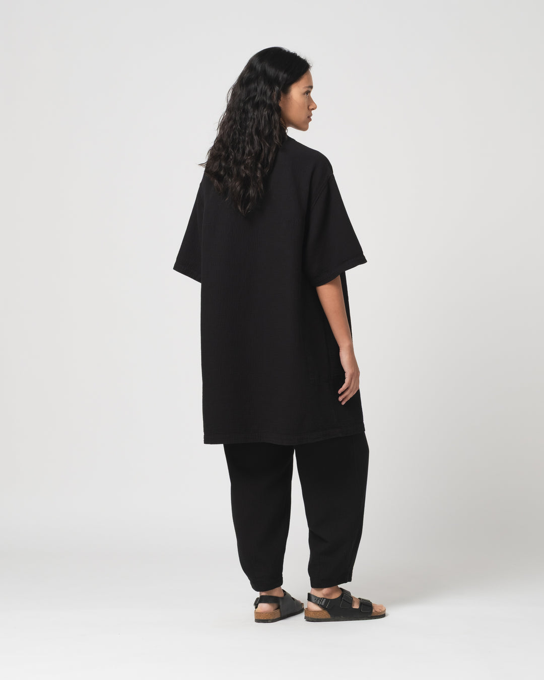 G.o.D Toku Dress Double Cotton Black